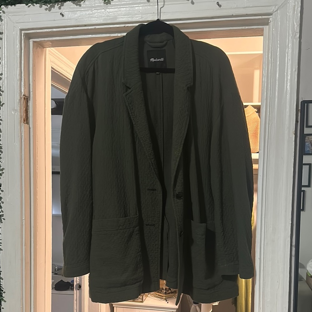 Madewell Olive Green Blazer